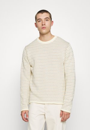 VALLEY CREW NECK - Stickad tröja - winter white