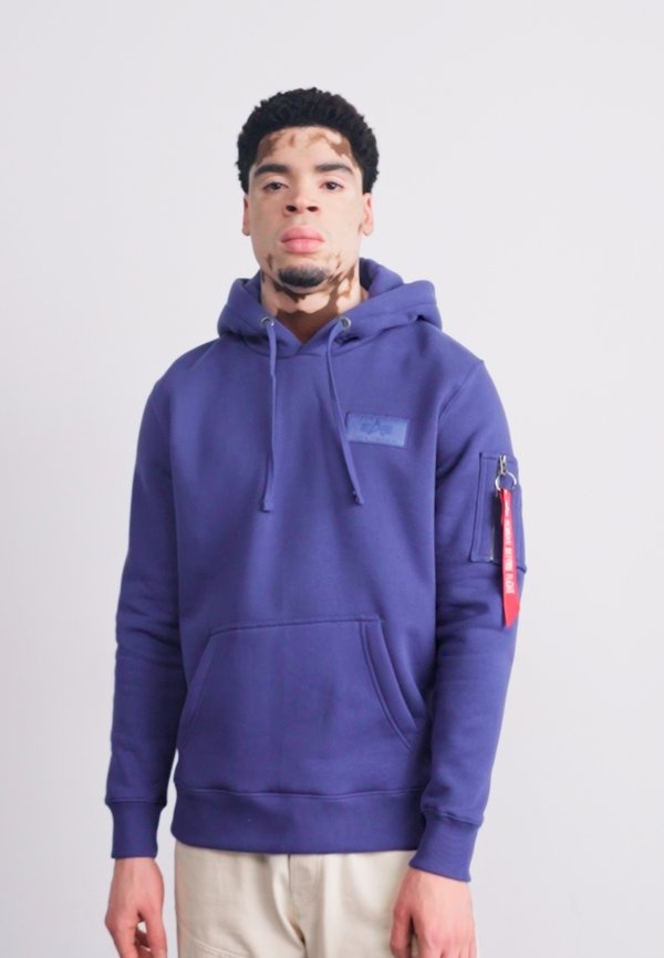 BACK PRINT HOODY - Hoodie - night purple2