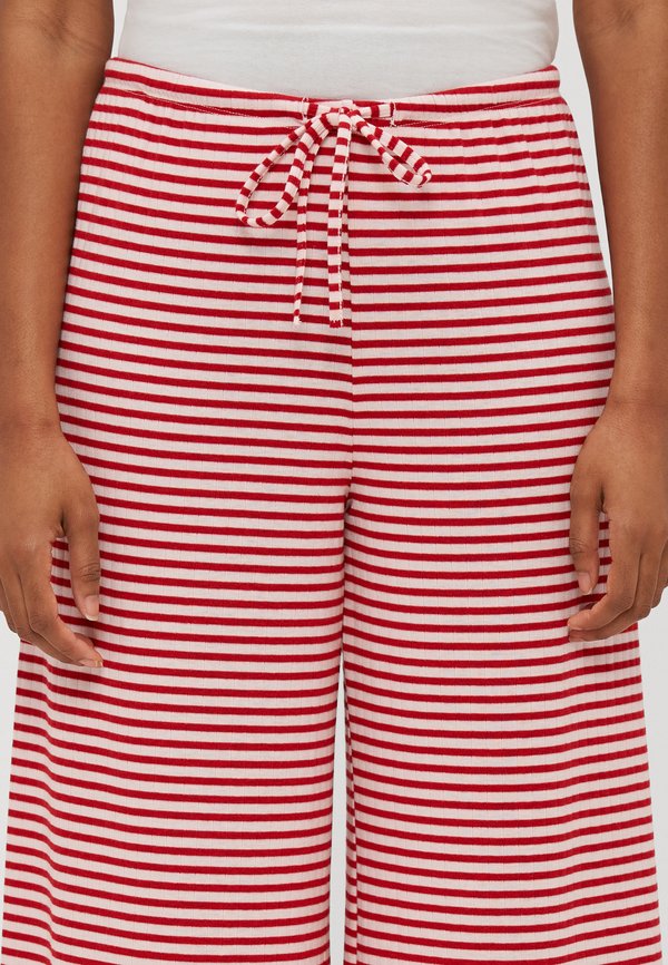 STRIPED SOFT TROUSERS - Trousers4