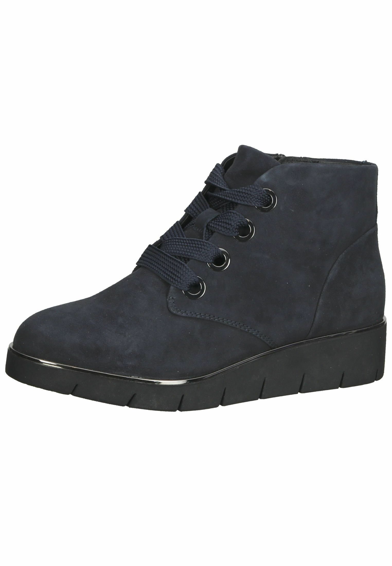 Caprice Stivaletti stringati - ocean suede/blu scuro - Zalando.it