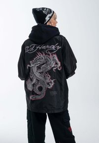 Ed Hardy FIREBALL DRAGON - Light jacket - black