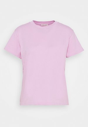 SHORT SLEEVE ROUND NECK LOGO AT BACK NECK - T-shirt basic - breezy lilac