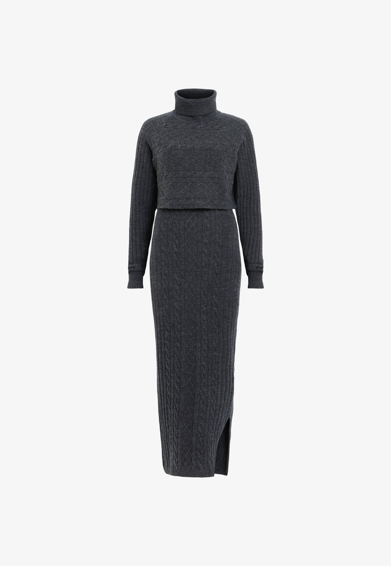AllSaints MURIEL - Jumper dress - cinder black/black - Zalando.co.uk AllSaints MURIEL - Jumper dress - cinder black/black - Zalando.co.uk