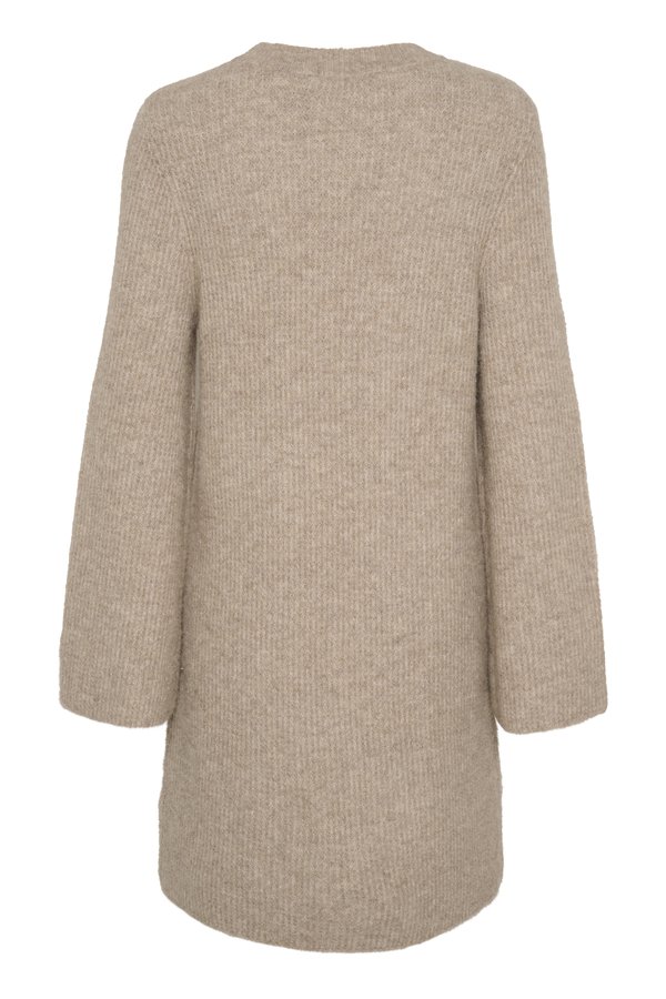 ALPHA - Jumper dress - warm sand melange3