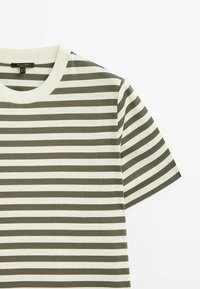 Massimo Dutti T-shirt imprimé - khaki