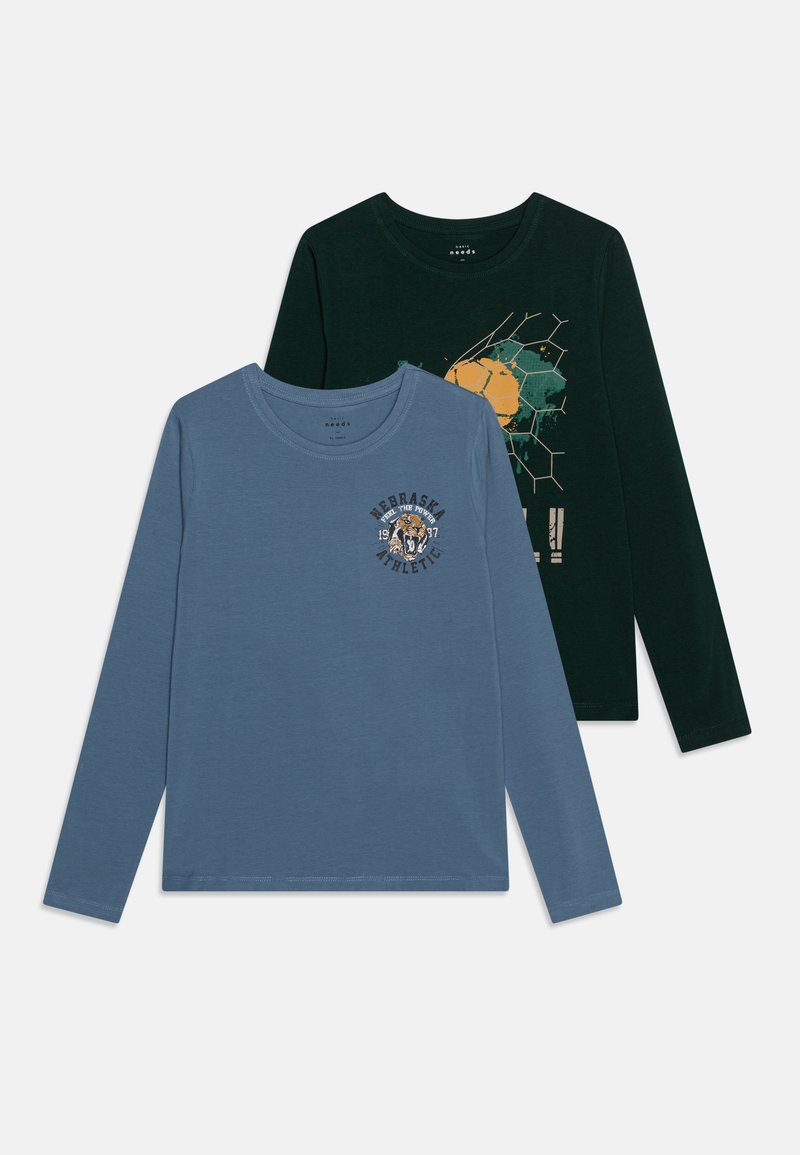 Name it NKMVUX 2 PACK - Long sleeved top - pine grove/coronet blue