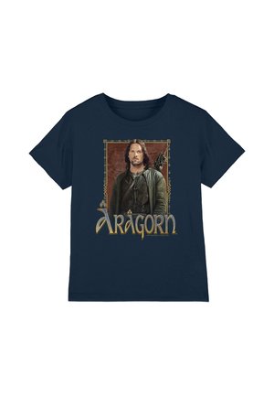 Cotton Soul, LORD OF THE RINGS ARAGORN UNISEX - Print T-shirt - dark blue