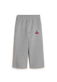 Vans CHECKER CHERRIES CROPPED - Tygbyxor - dark grey