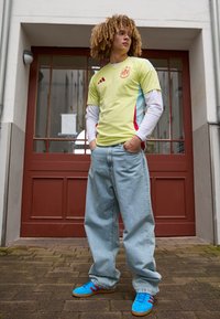 adidas Performance SPAIN FEF AWAY JERSEY - Football shirt - pulse yellow halo mint