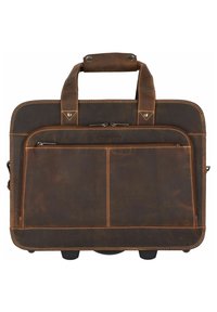 Greenburry VINTAGE 2 ROLLEN BUSINESS - Aktentasche - braun