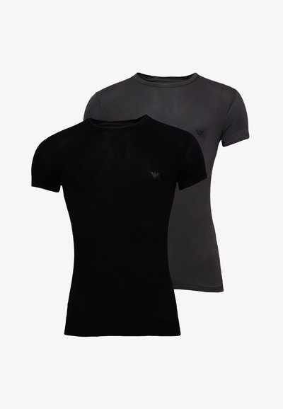 Emporio Armani KURZARM 2 PACK - Základné tričko - schwarz