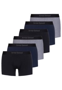 Bruno Banani 6 PACK - Boxers - schwarz/navy/grau melange