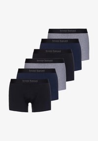 Geselecteerd, schwarz/navy/grau melange