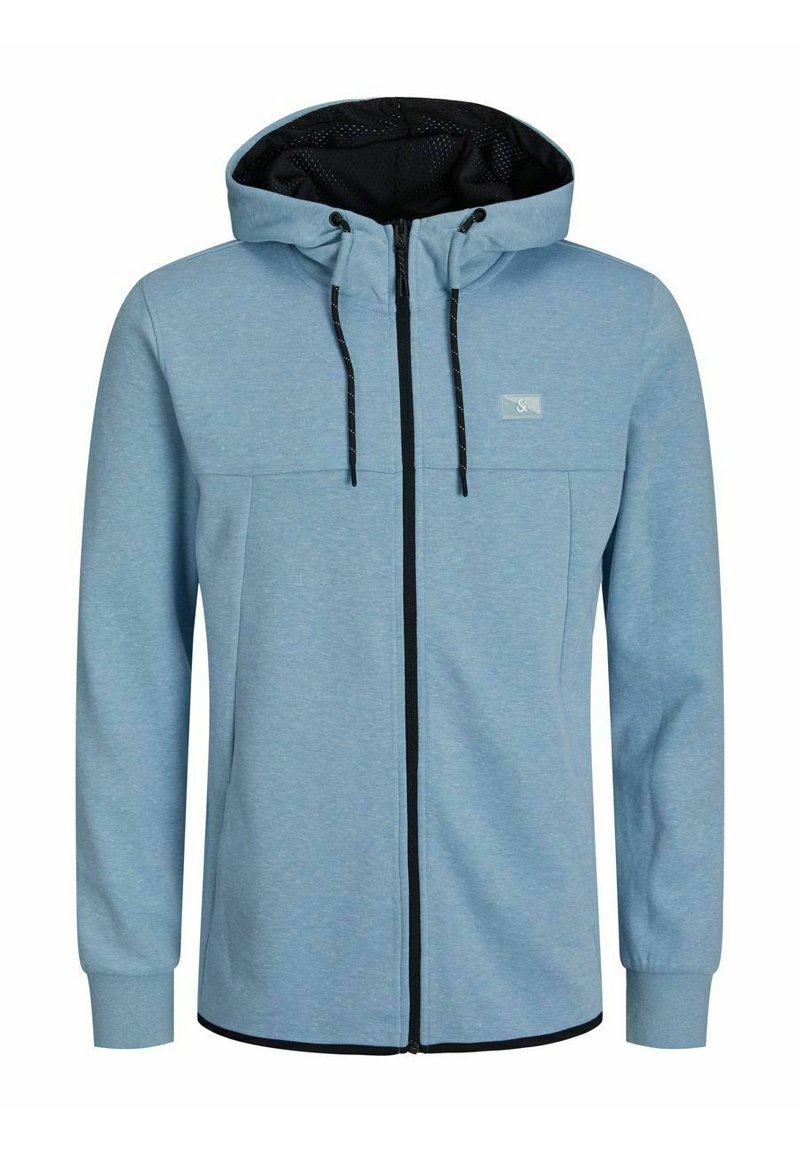 Jack & Jones JCOAIR HOOD - Sweat zippé - mountain spring