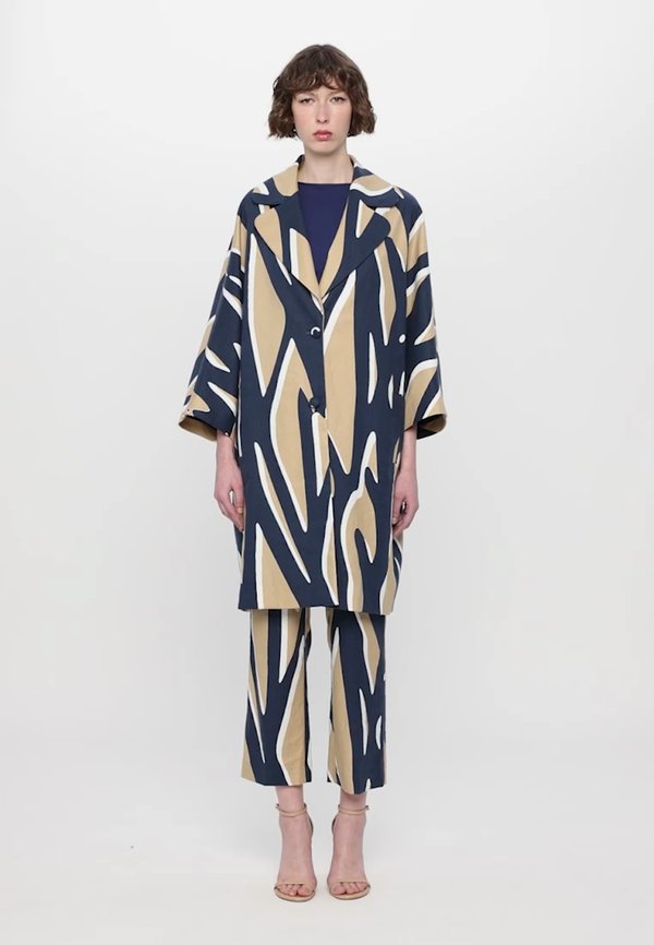 CALLIOPE PANTS - Chinos - shadow twiggs giant beige3