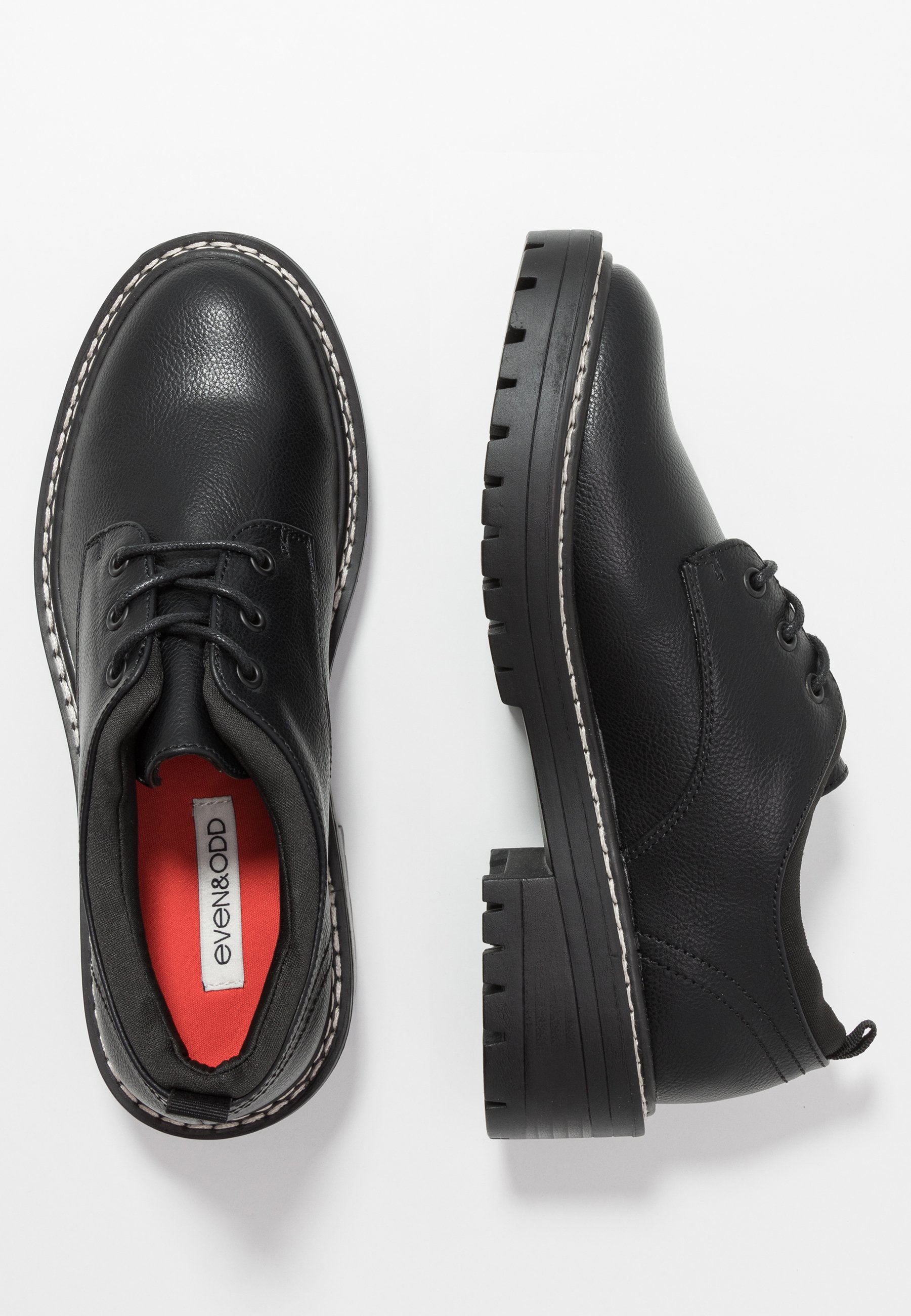 Even&Odd Snøresko black Zalando.no Even&Odd Snøresko black Zalando.no