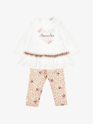 Monnalisa, COMPLETO - T-shirt imprimé - panna-maculato