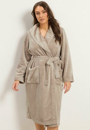 Yours Clothing, PLUS SIZE DRESSING GOWNS - Peignoir - taupe