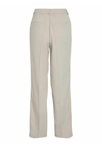 VILA STRAIGHT LEG HIGH WAIST - Pantaloni - feather gray