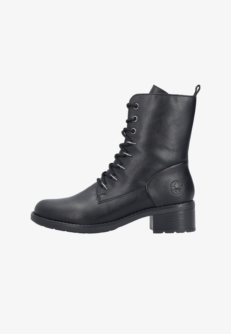 Rieker Gležnjače s vezicama - schwarz