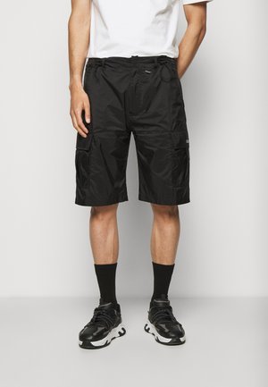 032c, TRANSLUCENT CARGO - Shorts - black