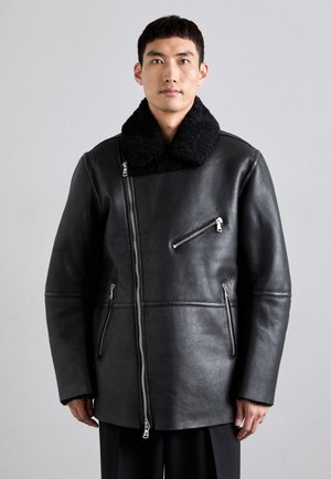 SUTTON SHEARLING  - Lederjacke - black