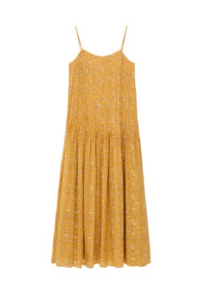 & OTHER STORIES, & OTHER STORIES PLEATED BODICE MAXI DRESS - Robe longue - yellow