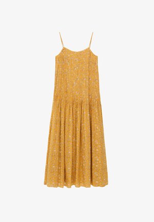 & OTHER STORIES, & OTHER STORIES PLEATED BODICE MAXI DRESS - Maksikleit - yellow