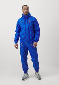 Nike Performance FRANCE FFF TRACK SUIT HOODED - National team wear - royal blue/bright blue/club gold