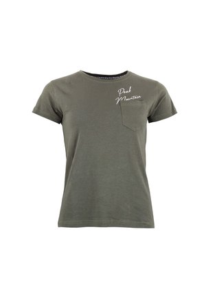 MANCHES COURTES - T-shirt print - kaki