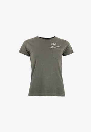 Peak Mountain MANCHES COURTES - T-shirt con stampa - kaki