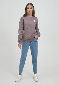 Oxmo OHHELLA - Sweatshirt - chocolate truffle melange