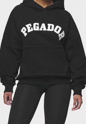 Pegador Jersey con capucha - black