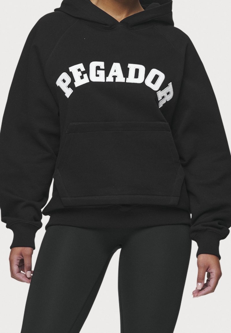 Pegador Jersey con capucha - black