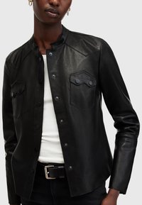 AllSaints ROCK - Giacca di pelle - black