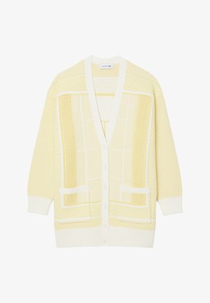 Lacoste, LACOSTE - - Chaqueta de punto - blanc jaune-ihx