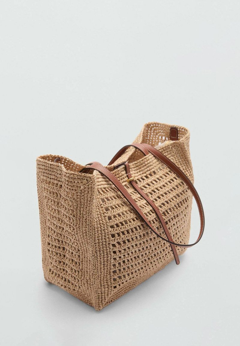 Mango Outlet Mango Korb Tasche MANGO Shopper 'Club' In Braun ABOUT YOU