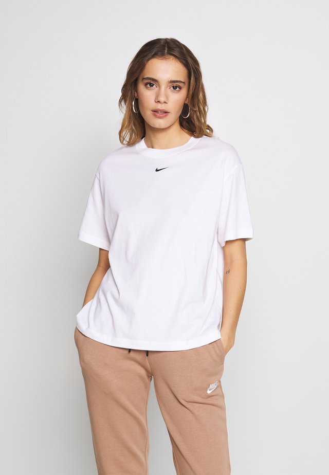 T-Shirt basic - white/black