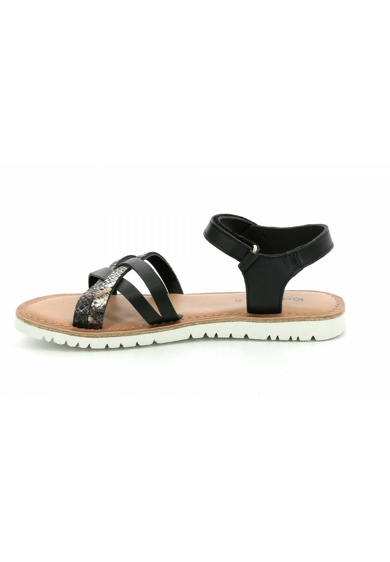 Kinder Riemchensandalen | Kickers BETTERNEW Riemensandalette noir/schwarz - SN24726 Kinder Riemchensandalen | Kickers BETTERNEW Riemensandalette noir/schwarz - SN24726