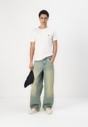 Abercrombie & Fitch 3-Pack Polished Signature Icon Tees - T-shirt basic - casual black/mood indigo/white sand