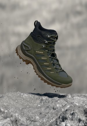 Lowa, INNOVO GTX MID - Hiking shoes - oliv/dunkelgrau