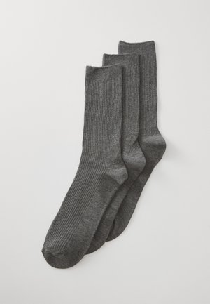 V-BASIC CREW 3 PACK - Sokker - heather grey