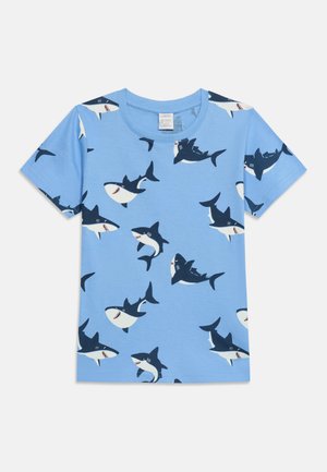 Lindex, SHARK - Μπλουζάκι με στάμπα - blue