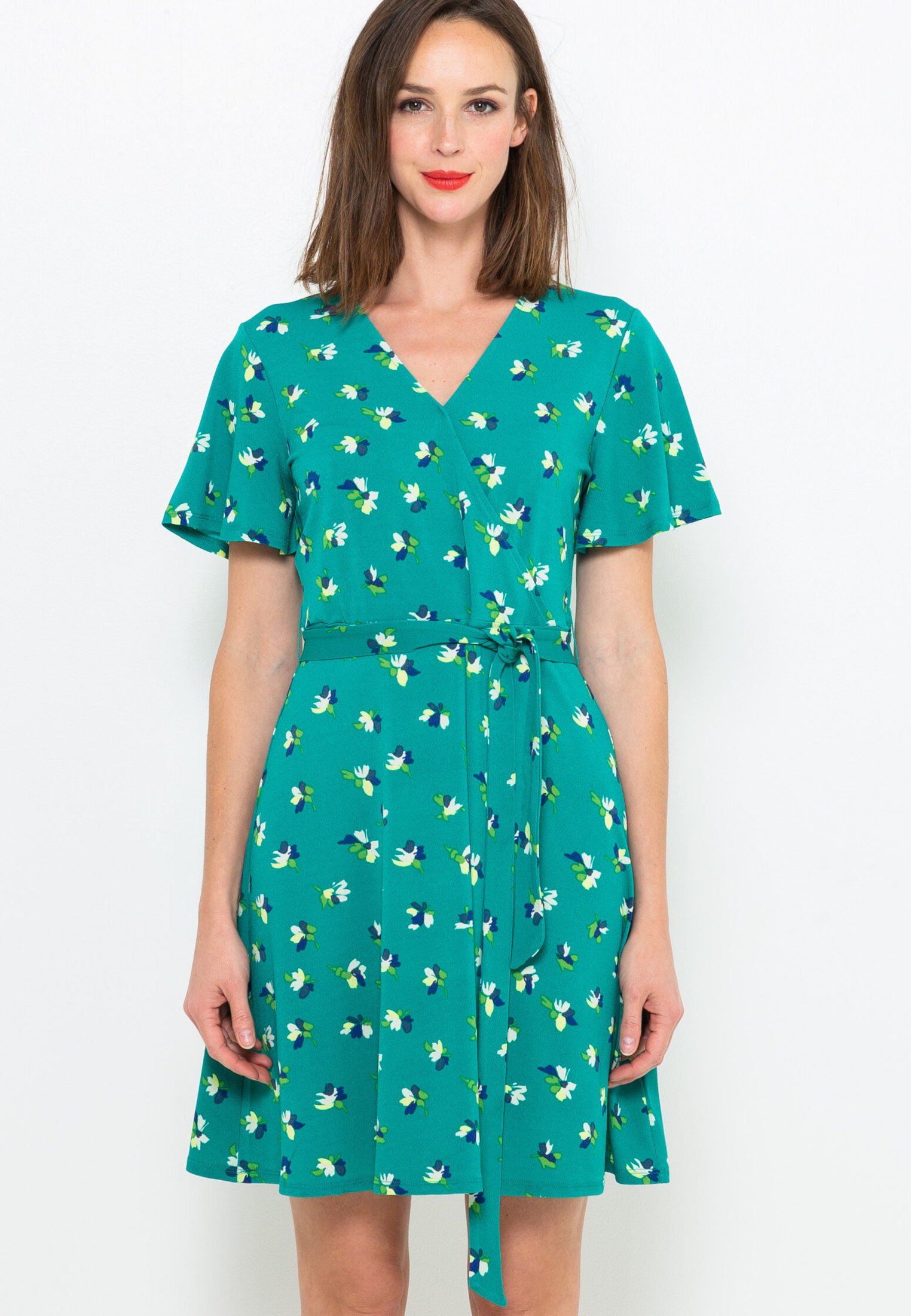 robe verte camaieu