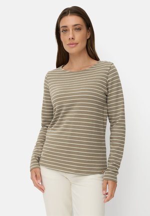 camel active Langarmshirt - sage stripes
