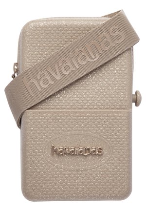 HAVAIANAS FLIP FLOP GLITTER - Borsa a tracolla - golden