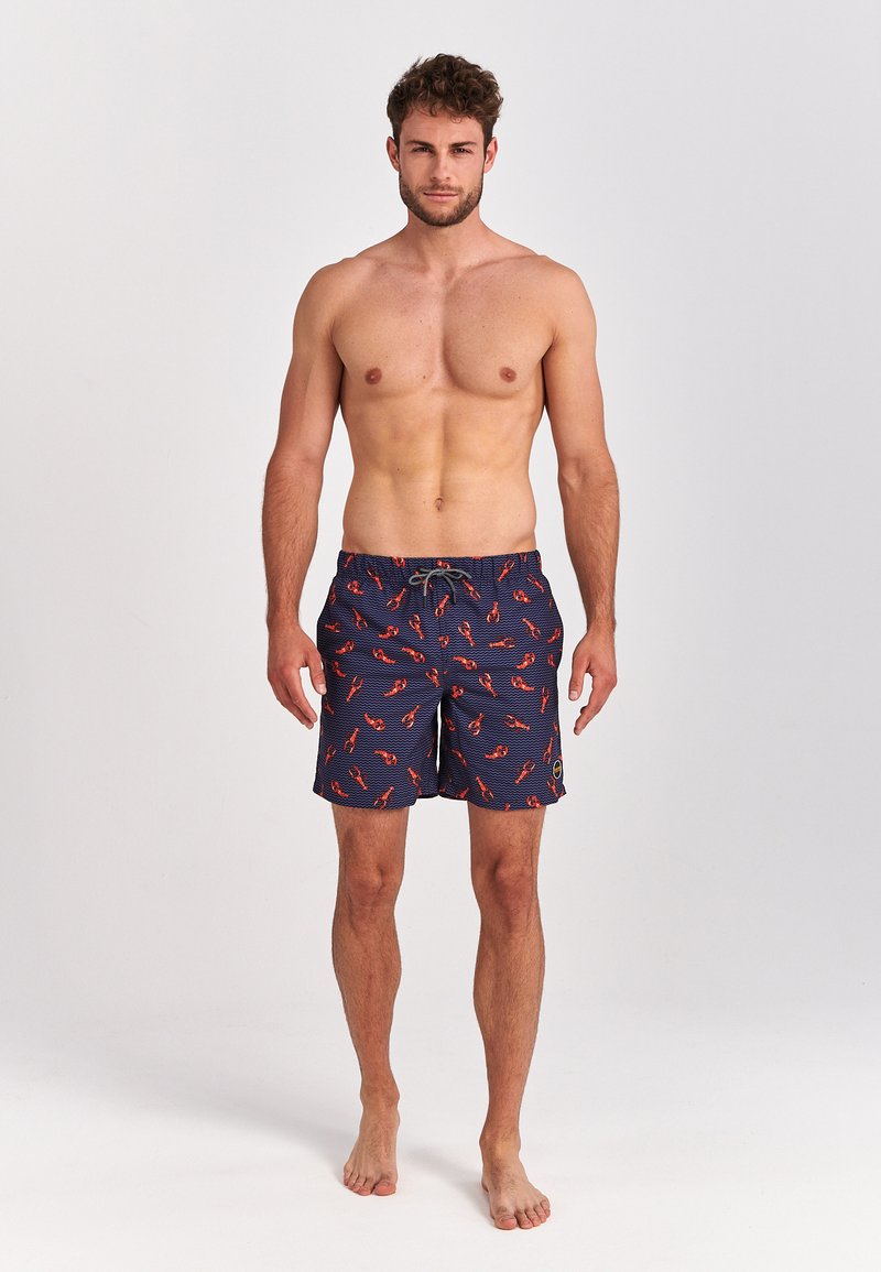 Herren Badehosen | Shiwi LOBSTER MICRO PEACH Badeshorts dark navy/dunkelblau - GA90406 Herren Badehosen | Shiwi LOBSTER MICRO PEACH Badeshorts dark navy/dunkelblau - GA90406