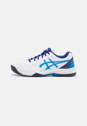 GEL DEDICATE 7 - All court tennisskor - white/electric blue