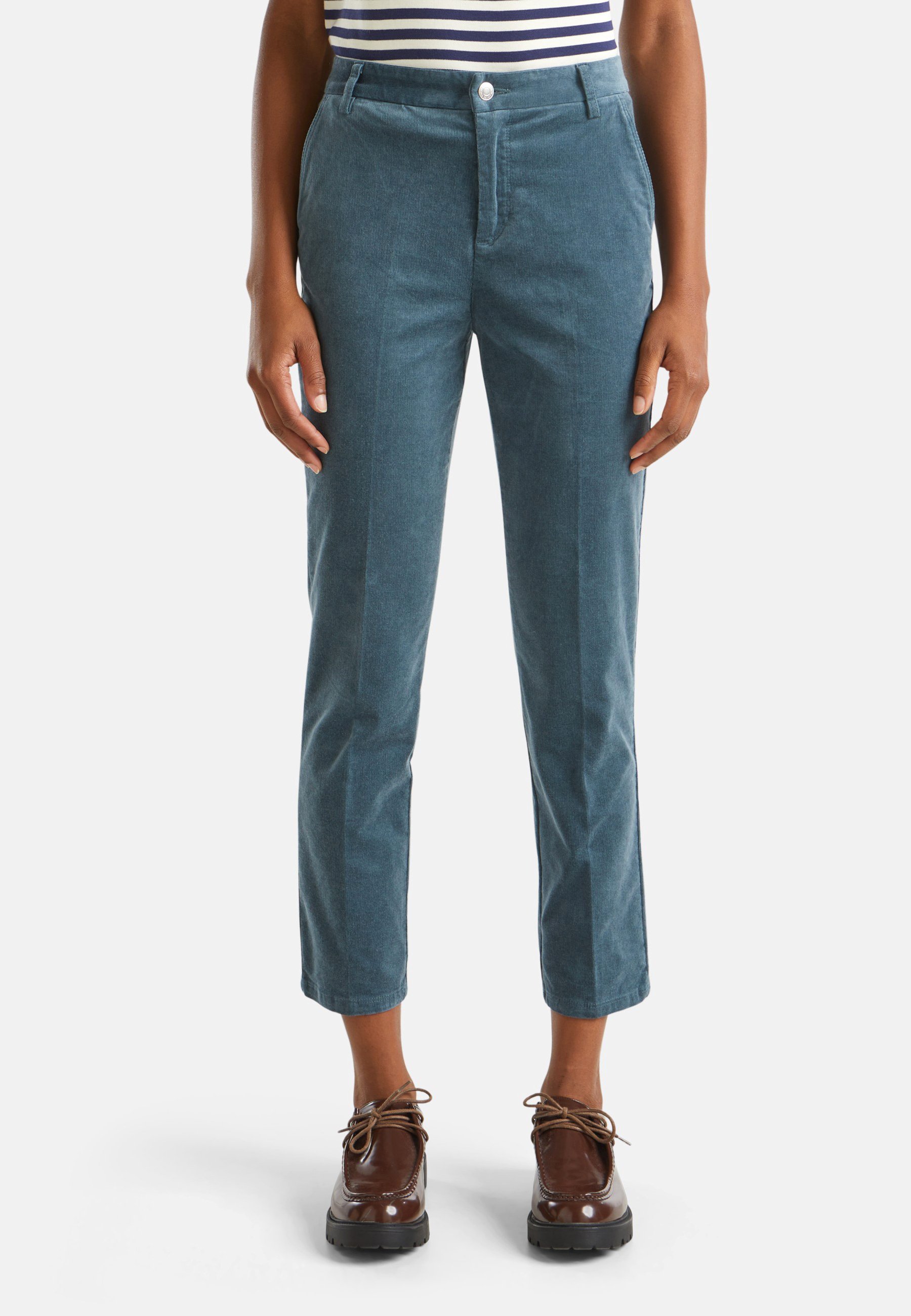 Pantaloni United Colors Of Benetton Donna - Ampio Cotone, Motivo Cuoricino, Vita Media - Foto 8