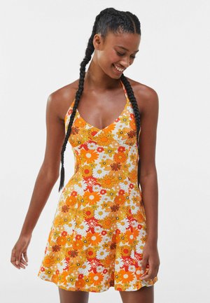Freizeitkleid - orange